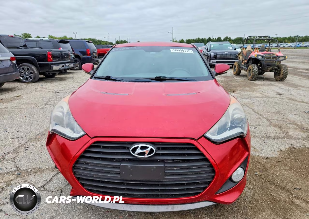 2014 Hyundai Veloster Turbo VIN:KMHTC6AE7EU210656 - 5