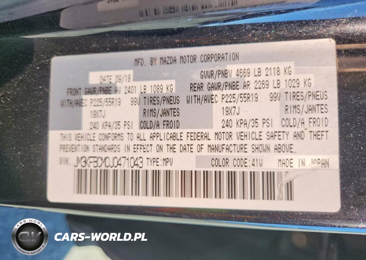 2018 Mazda Cx-5 Touring VIN:JM3KFBCM0J0471043 - 13