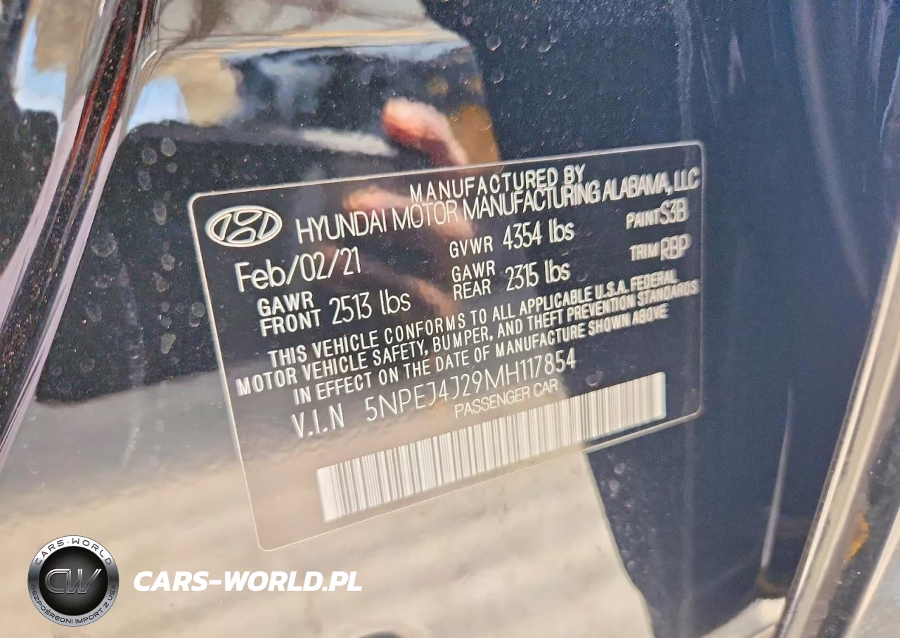 2021 Hyundai Sonata Sel Plus VIN:5NPEJ4J29MH117854 - 12