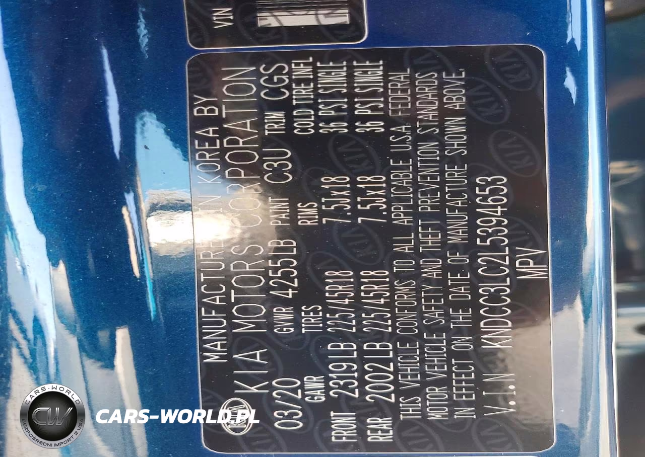 2020 Kia Niro Touring VIN:KNDCC3LC2L5394653 - 13