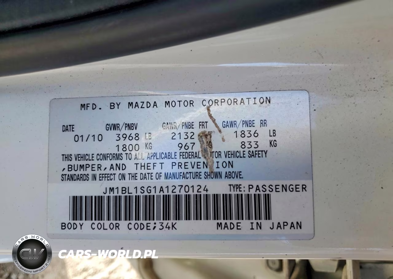 2010 Mazda 3 I VIN:JM1BL1SG1A1270124 - 13