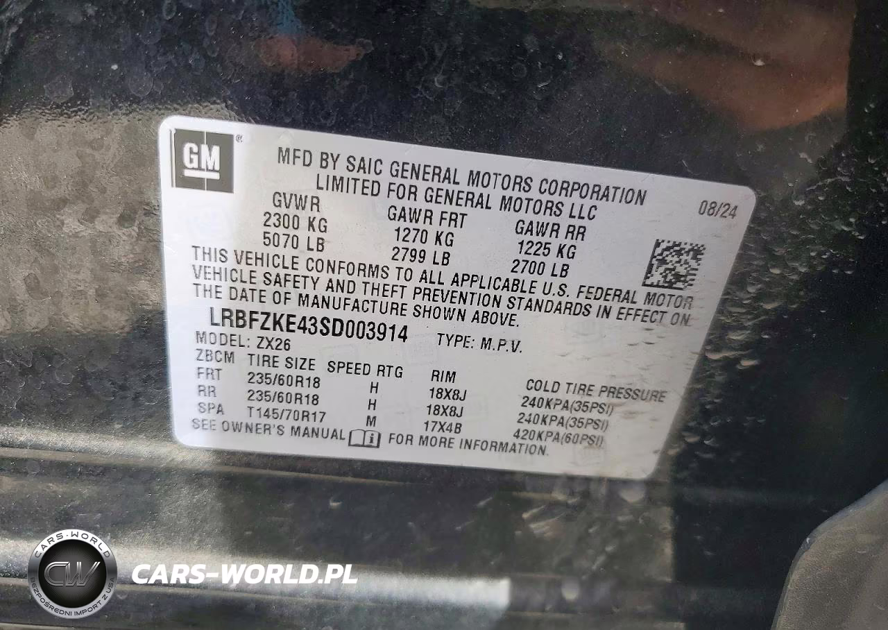 2025 Buick Envision Preferred VIN:LRBFZKE43SD003914 - 13