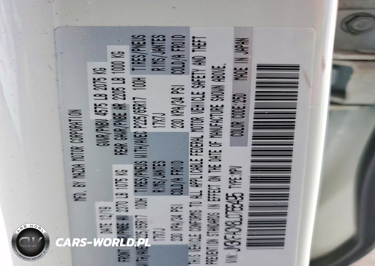 2020 Mazda Cx-5 Touring VIN:JM3KFACM8L0765495 - 13