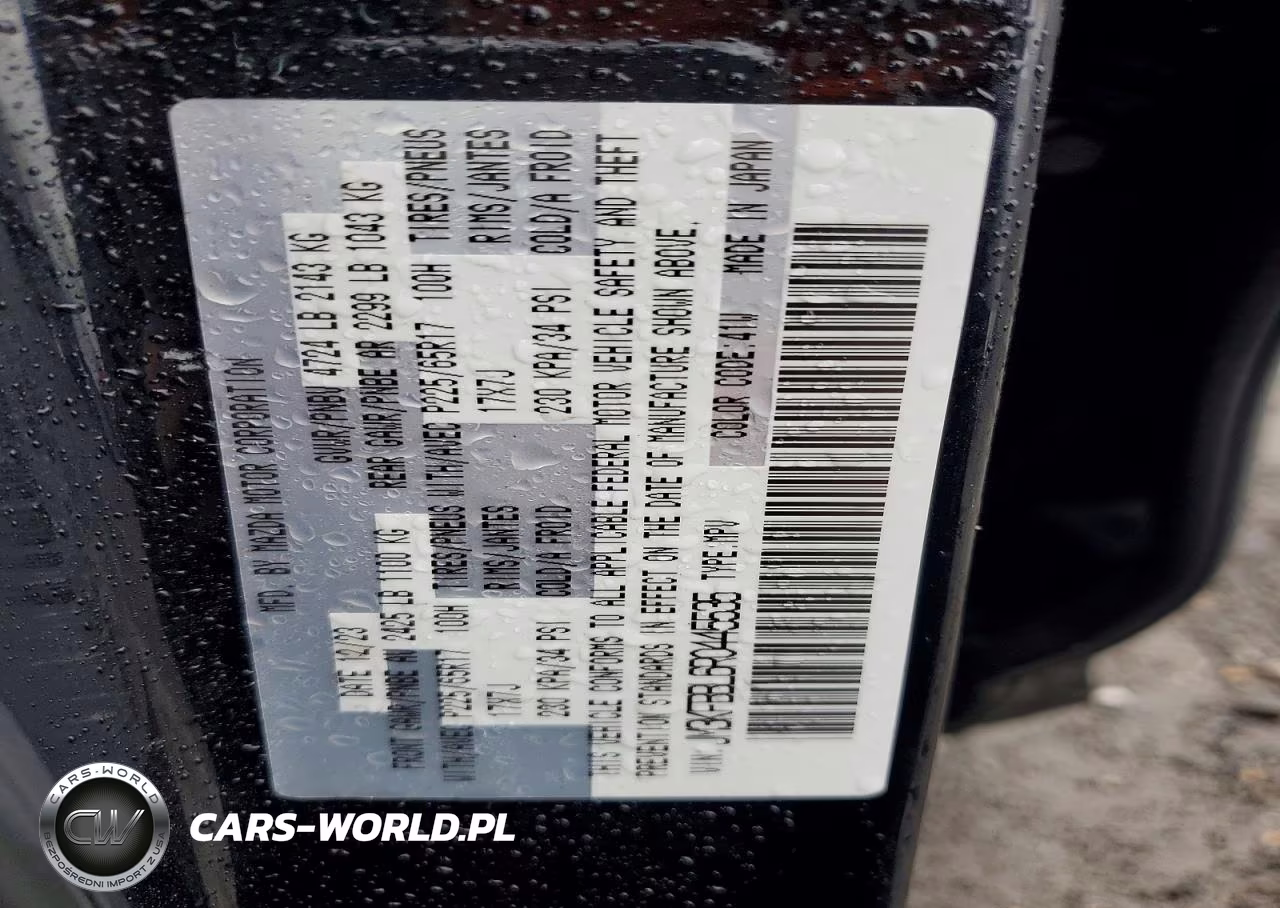 2024 Mazda Cx-5 Select VIN:JM3KFBBL6R0445535 - 13