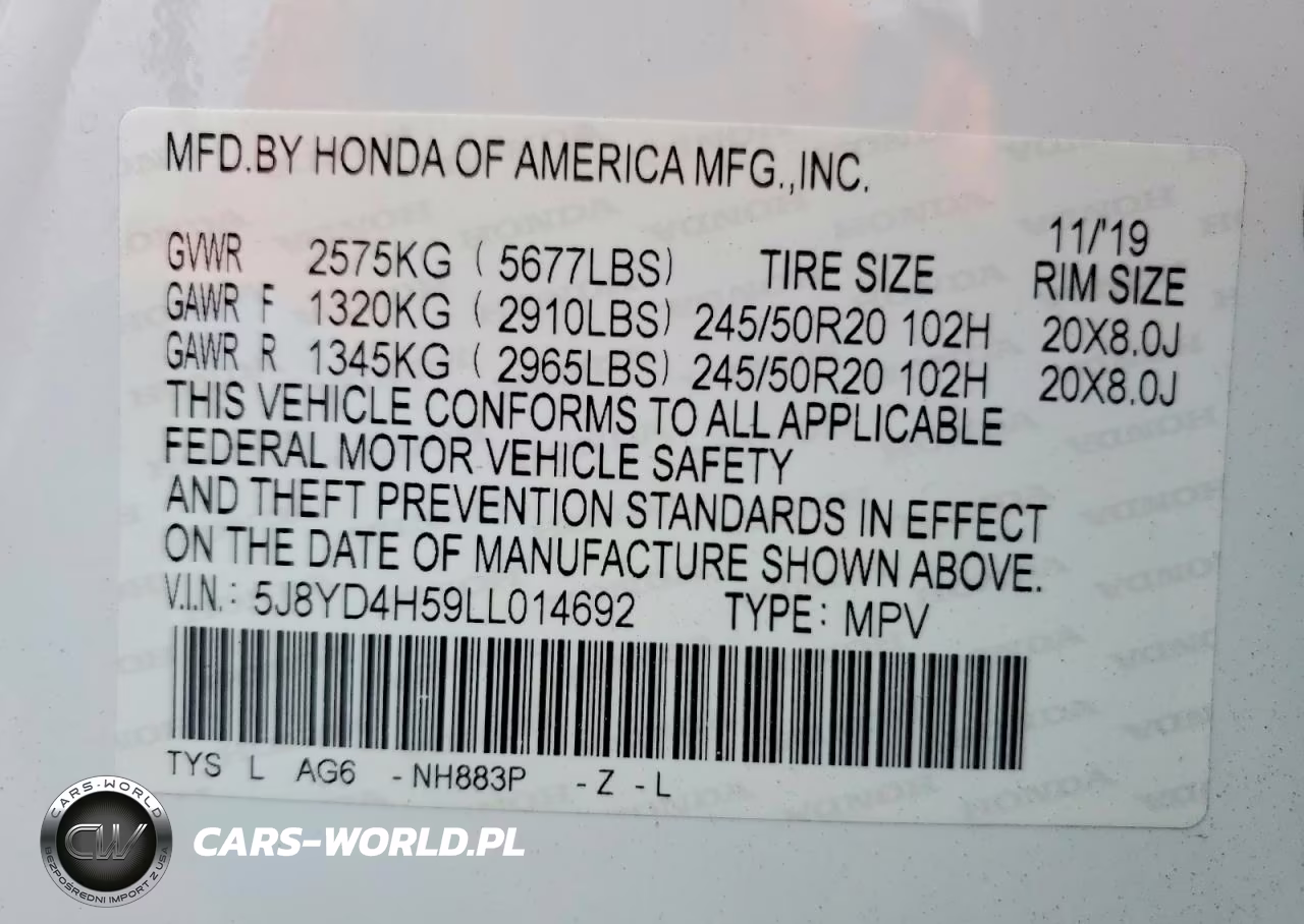 2020 Acura Mdx Technology VIN:5J8YD4H59LL014692 - 13