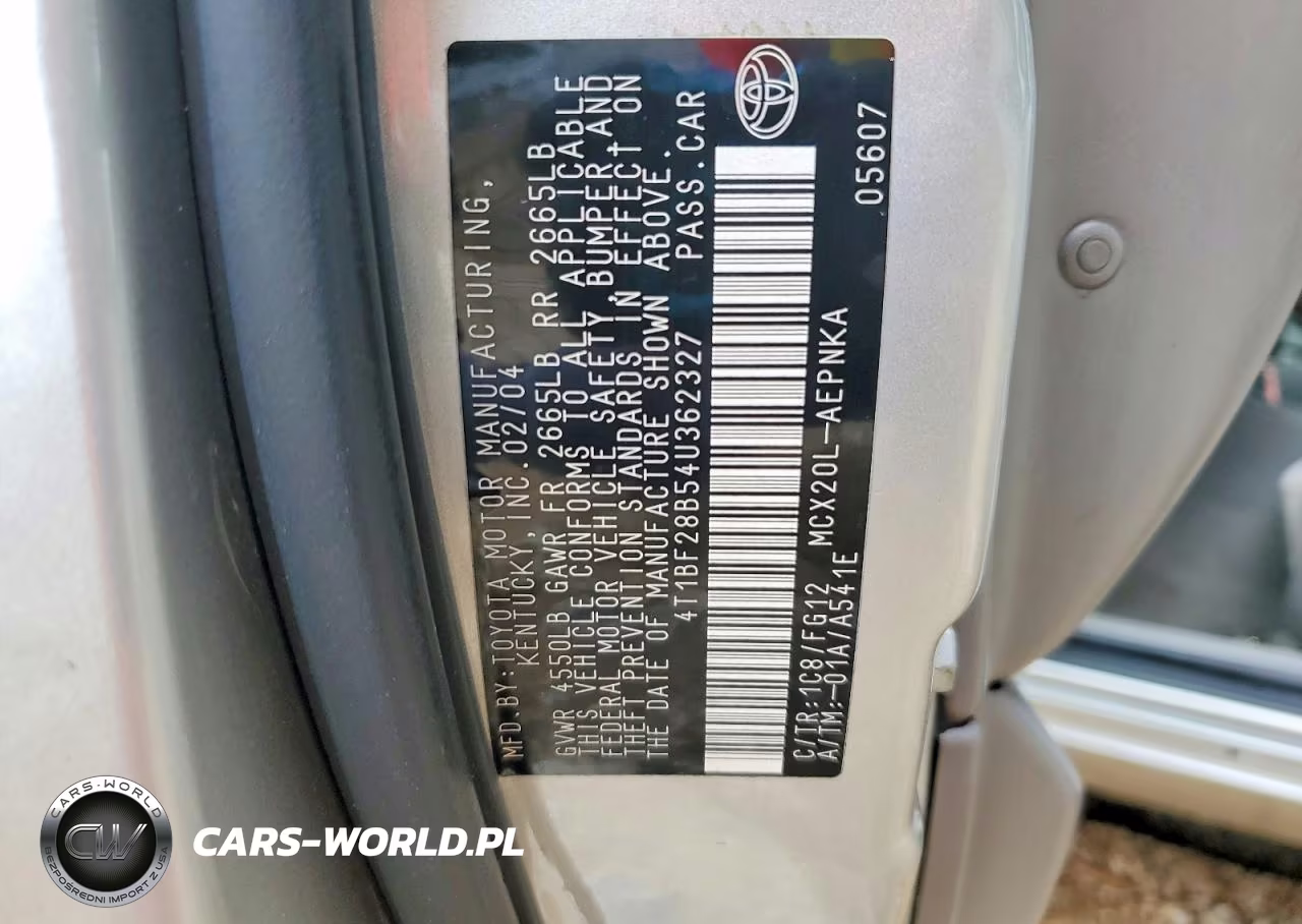 2004 Toyota Avalon Xl VIN:4T1BF28B54U362327 - 12