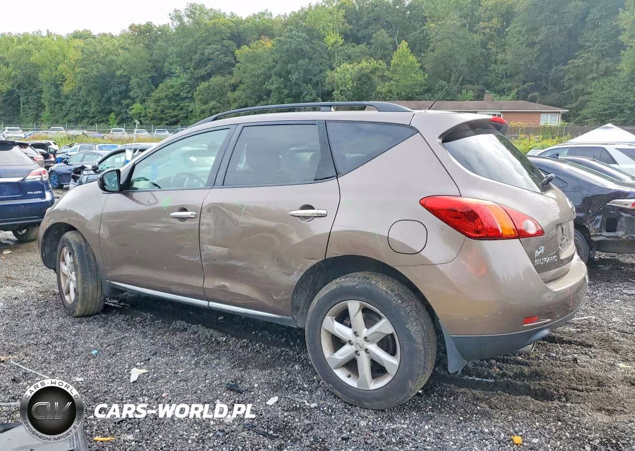 2009 Nissan Murano S VIN:JN8AZ18W99W110312 - 2