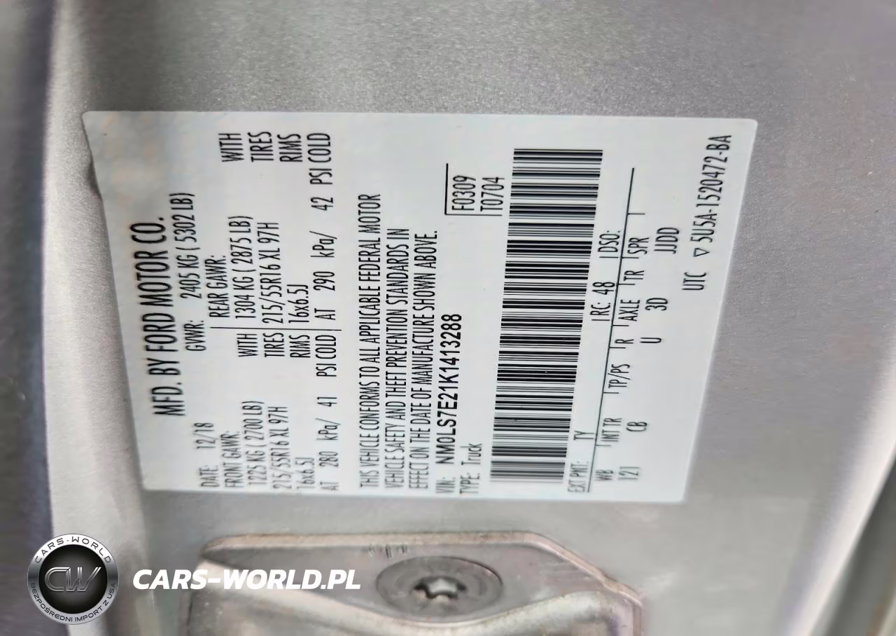 2019 Ford Transit Connect Xl VIN:NM0LS7E21K1413288 - 12