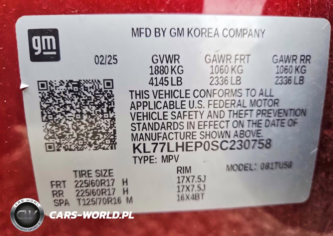 2025 Chevrolet Trax 1Lt VIN:KL77LHEP0SC230758 - 12