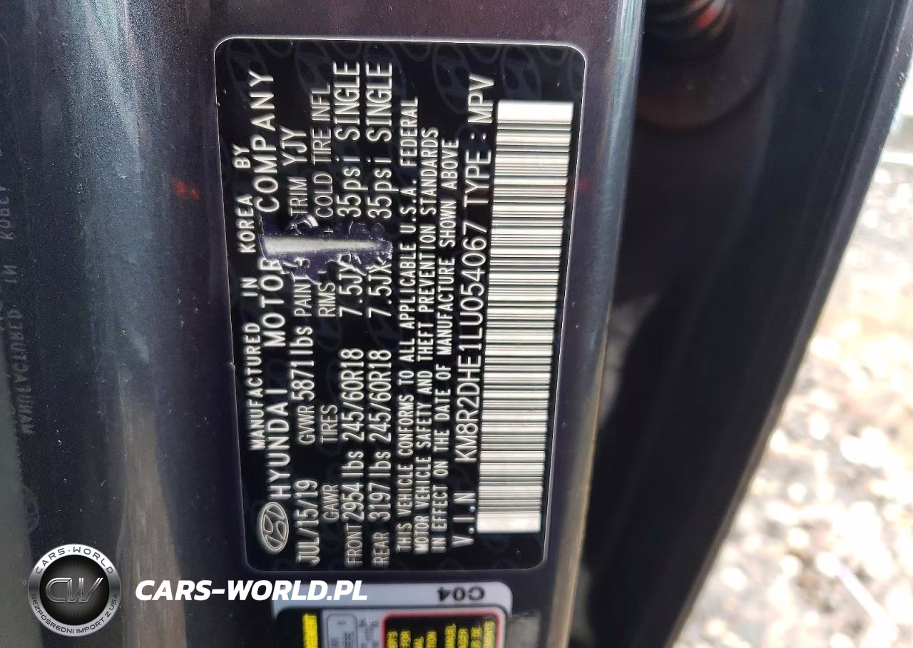 2020 Hyundai Palisade Sel VIN:KM8R2DHE1LU054067 - 13