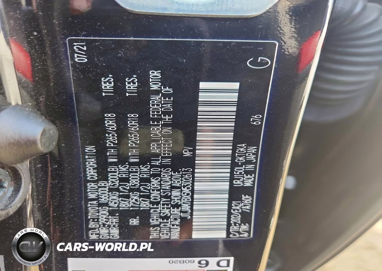 2021 Lexus Gx 460 Premium VIN:JTJAM7BX5M5302613 - 13