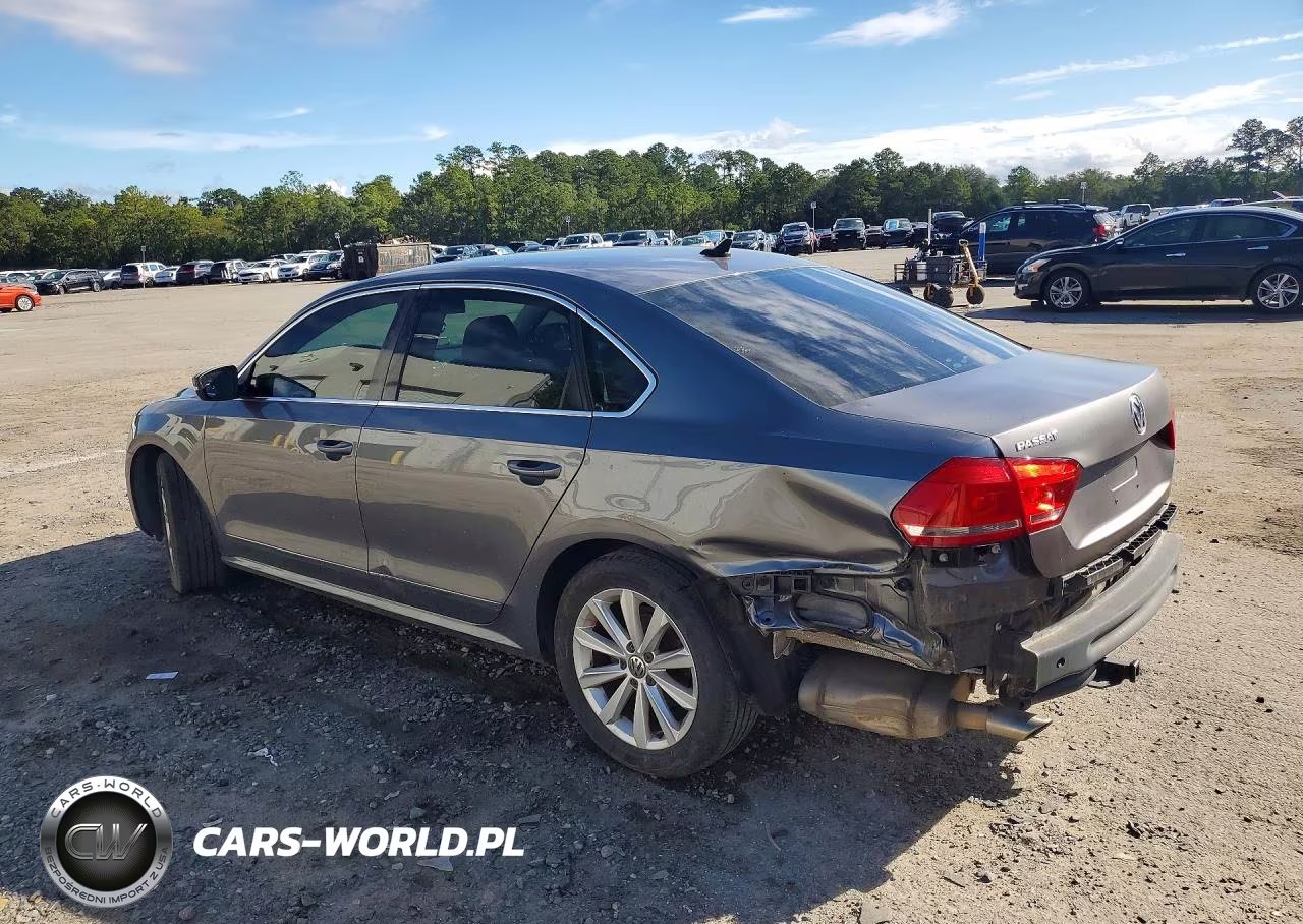 2013 Volkswagen Passat Sel VIN:1VWCH7A30DC097175 - 2