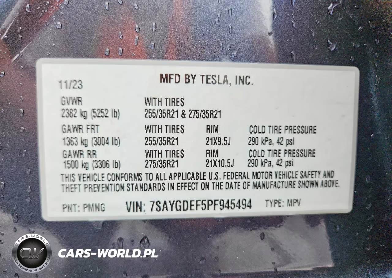 2023 Tesla Model Y VIN:7SAYGDEF5PF945494 - 13