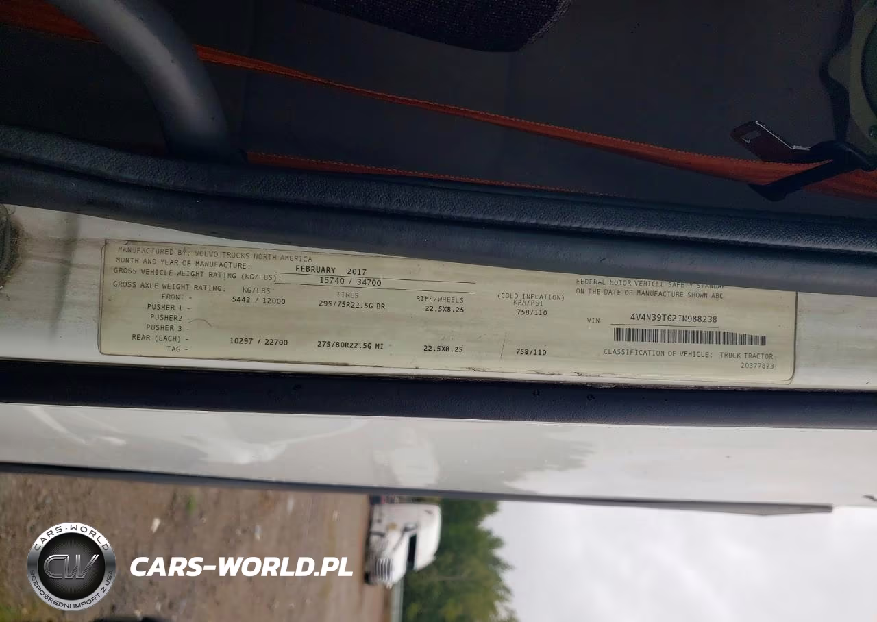 2018 Volvo Vn Vnl VIN:4V4N39TG2JN988238 - 11