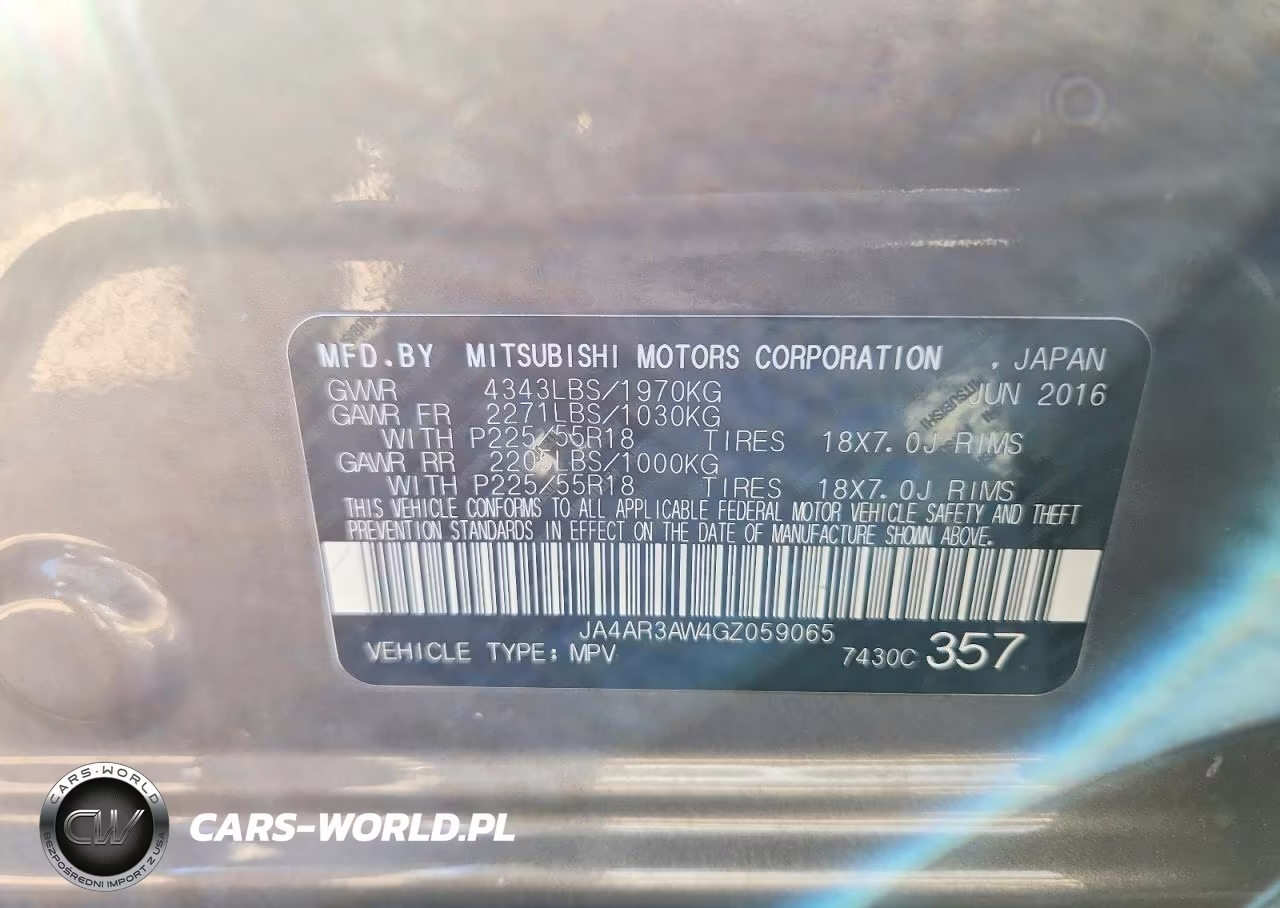 2016 Mitsubishi Outlander Sport Es VIN:JA4AR3AW4GZ059065 - 13