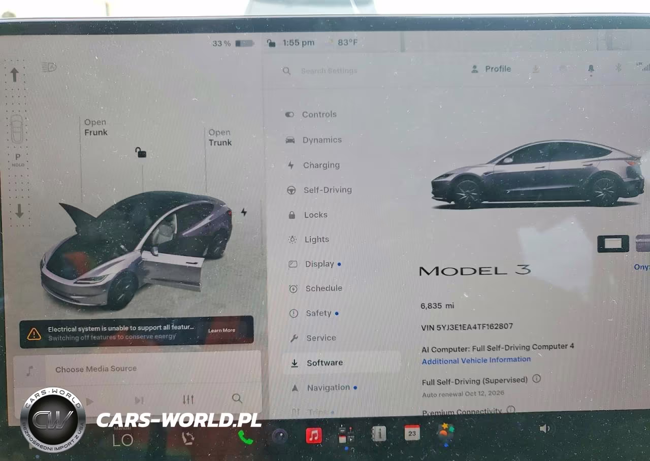 2026 Tesla Model 3 VIN:5YJ3E1EA4TF162807 - 9