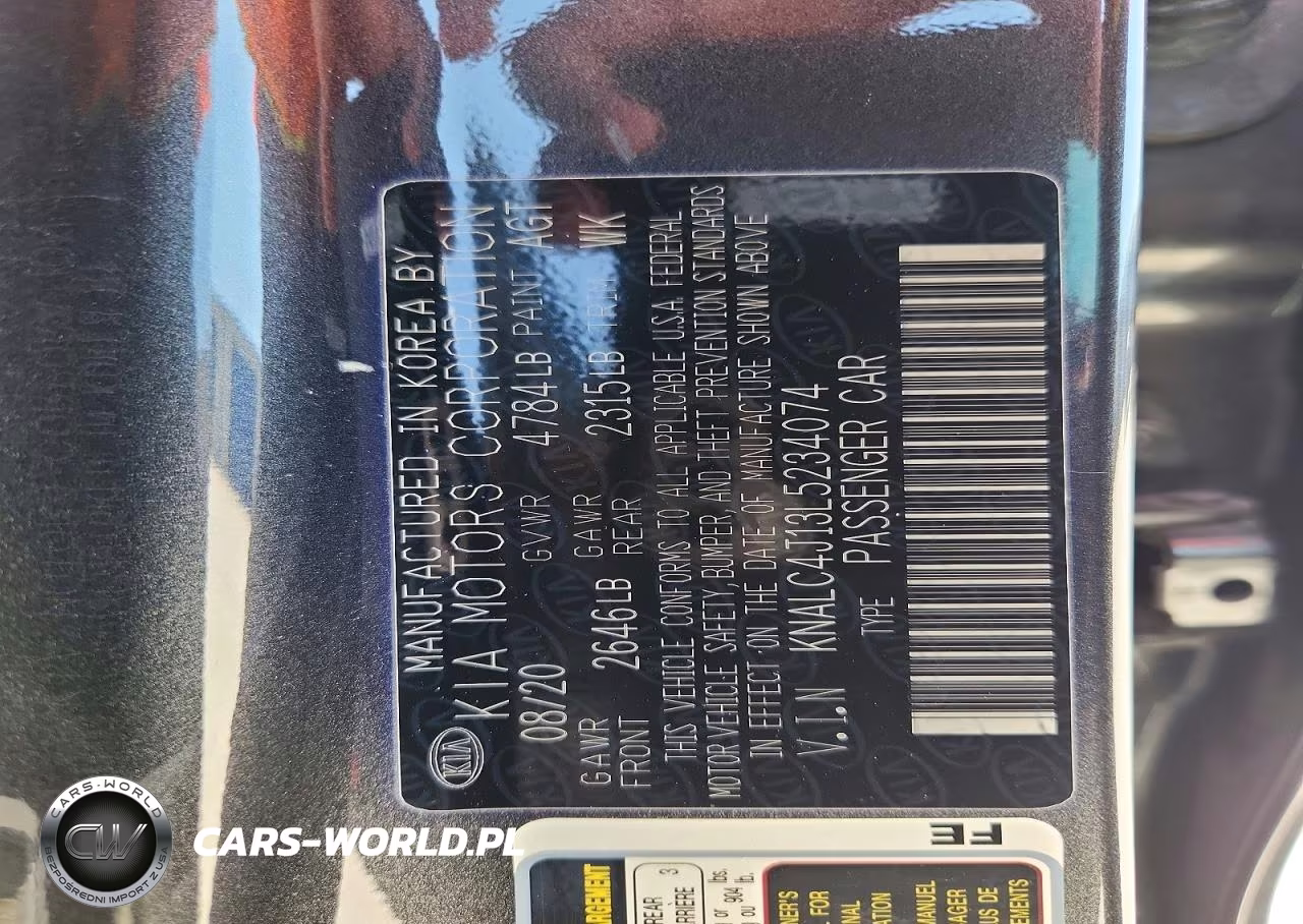 2020 Kia Cadenza Technology VIN:KNALC4J13L5234074 - 12