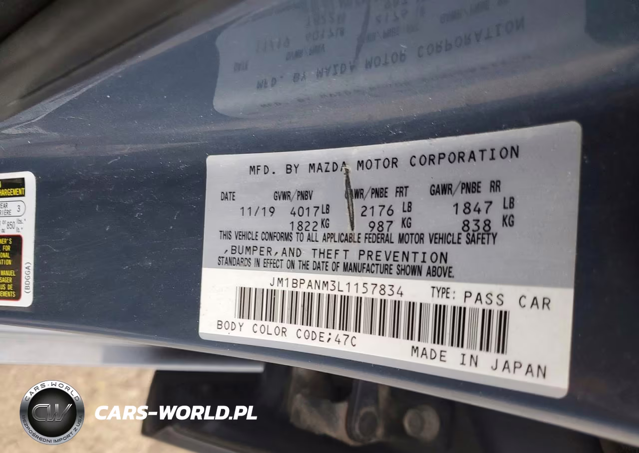 2020 Mazda 3 Premium VIN:JM1BPANM3L1157834 - 12