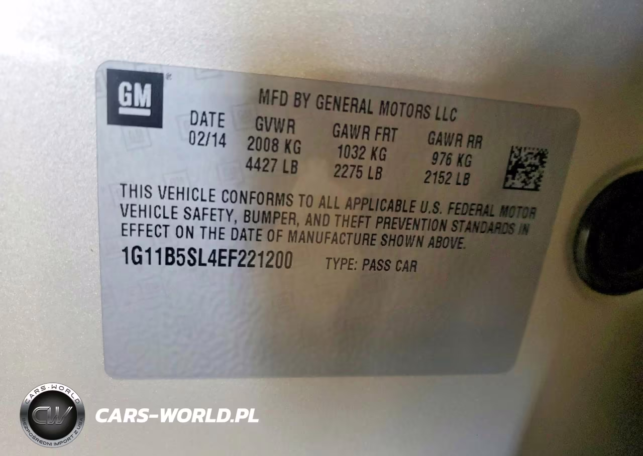 2014 Chevrolet Malibu Ls VIN:1G11B5SL4EF221200 - 12