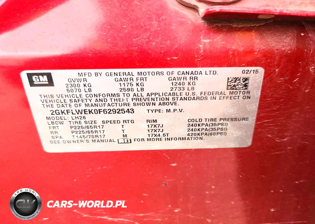 2015 GMC Terrain Sle VIN:2GKFLWEK0F6292543 - 13