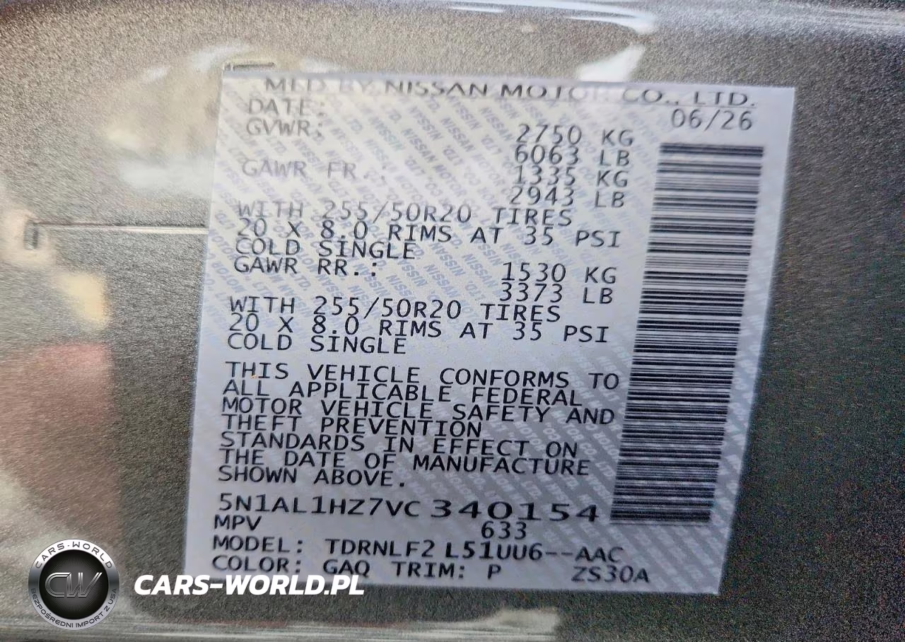 2027 Infiniti Qx60 Autograph VIN:5N1AL1HZ7VC340154 - 14