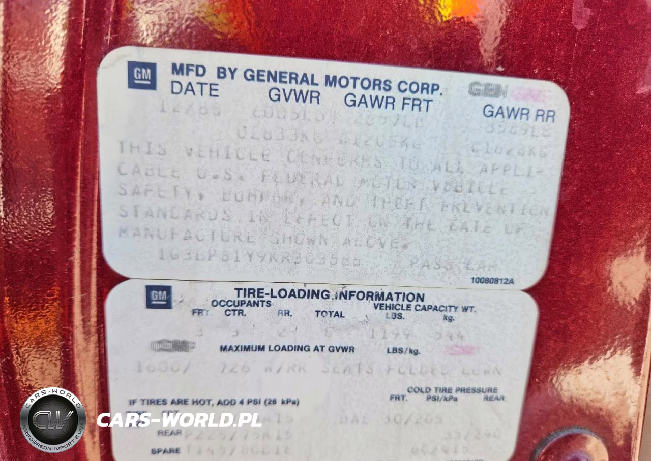 1989 Oldsmobile Custom Cruiser VIN:1G3BP81Y9KR303588 - 12