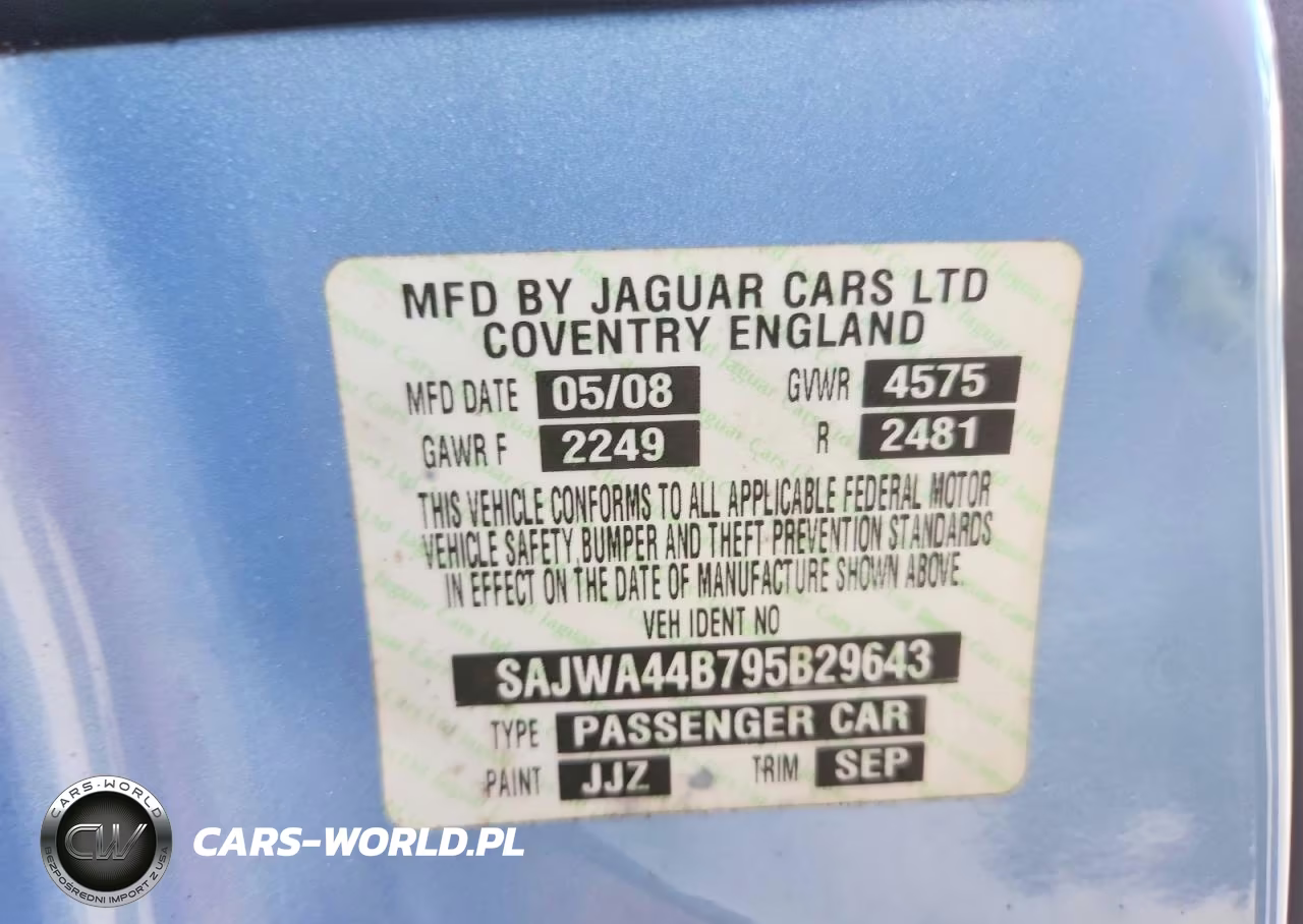 2009 Jaguar Xk VIN:SAJWA44B795B29643 - 12