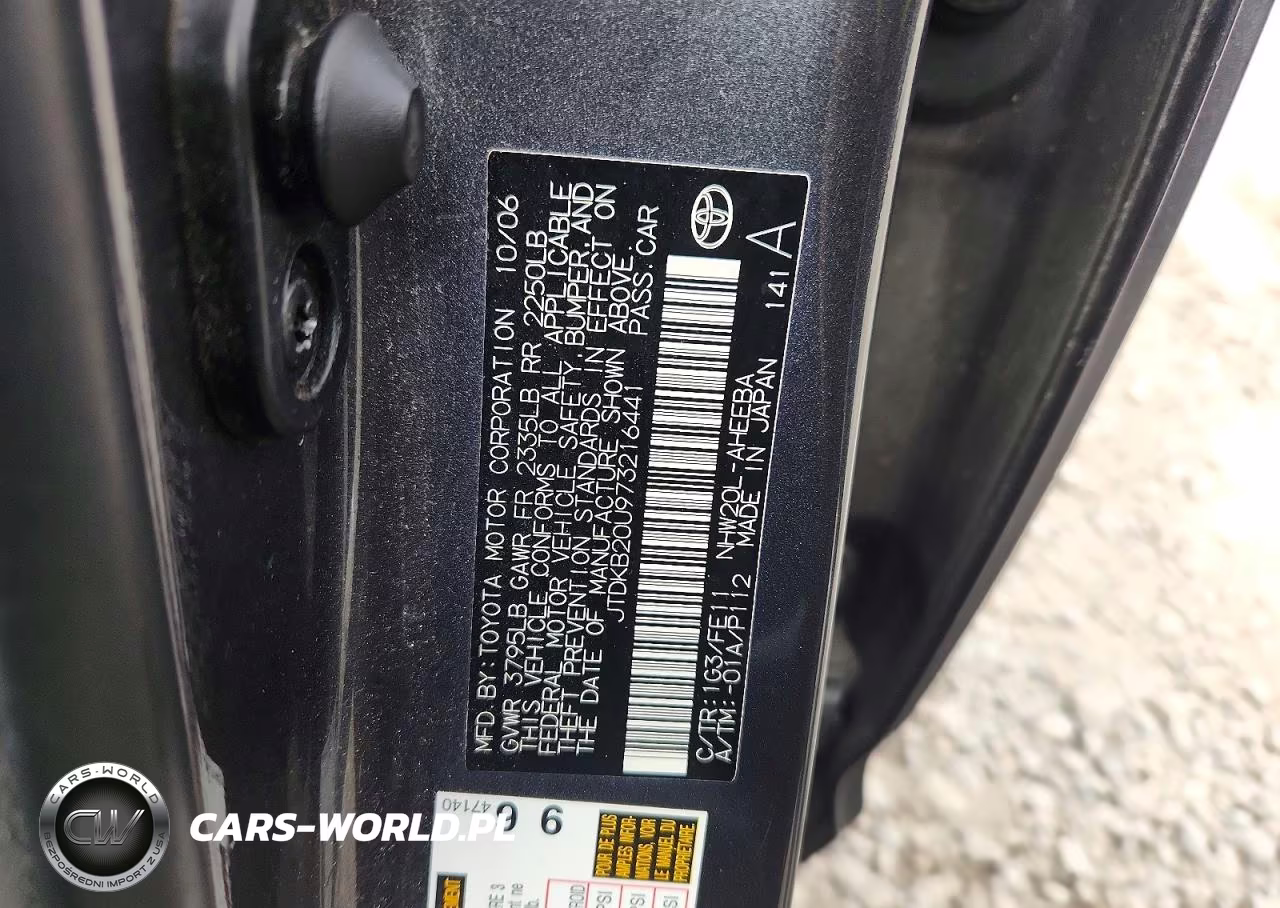 2007 Toyota Prius Touring VIN:JTDKB20U973216441 - 13