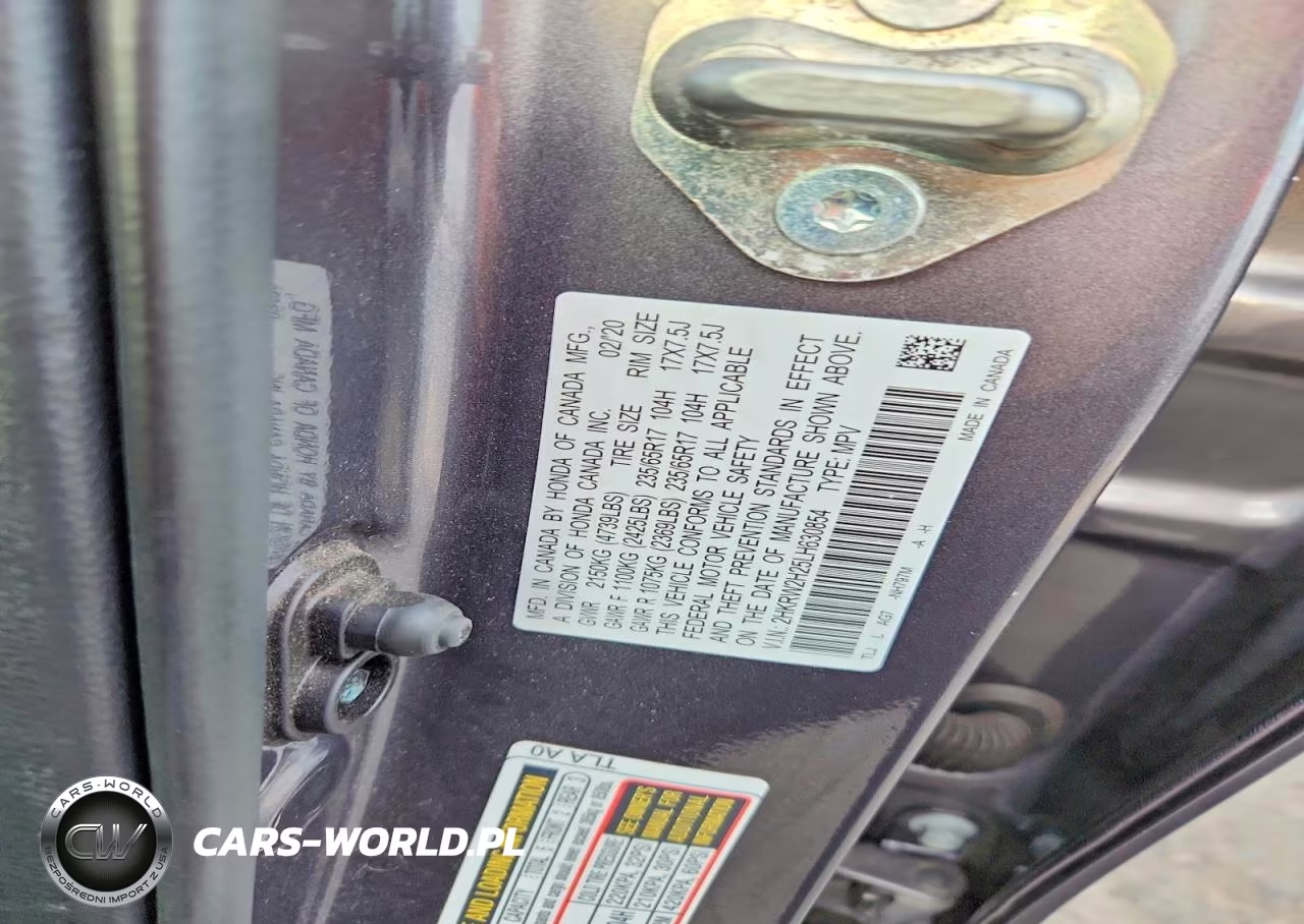 2020 Honda Cr-V Lx VIN:2HKRW2H25LH630854 - 12
