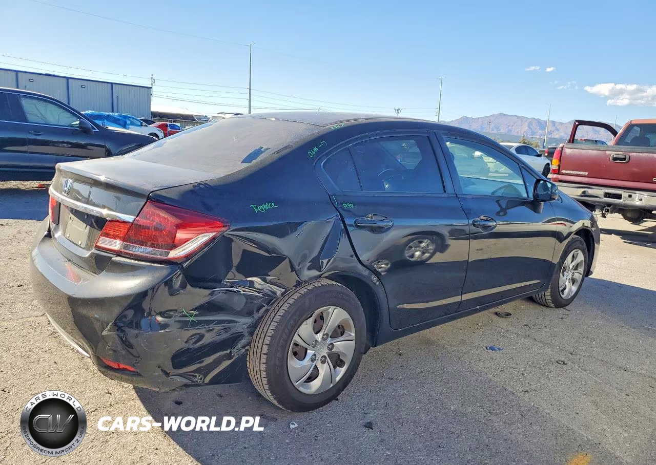 2013 Honda Civic Lx VIN:2HGFB2F59DH558421 - 3