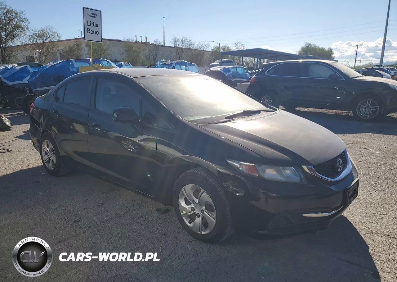 2013 Honda Civic Lx VIN:2HGFB2F59DH558421 - 4