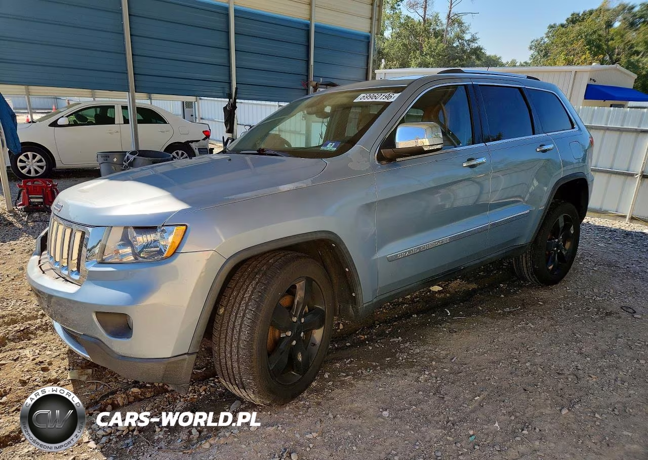 2013 Jeep Grand Cherokee Overland VIN:1C4RJECG4DC612796 - 1