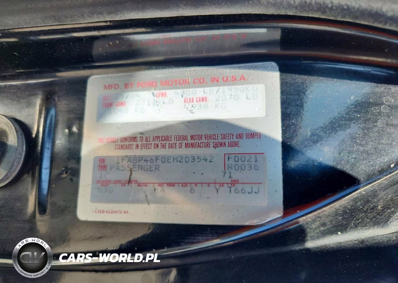 1984 Ford Thunderbird VIN:1FABP46F0EH203542 - 12