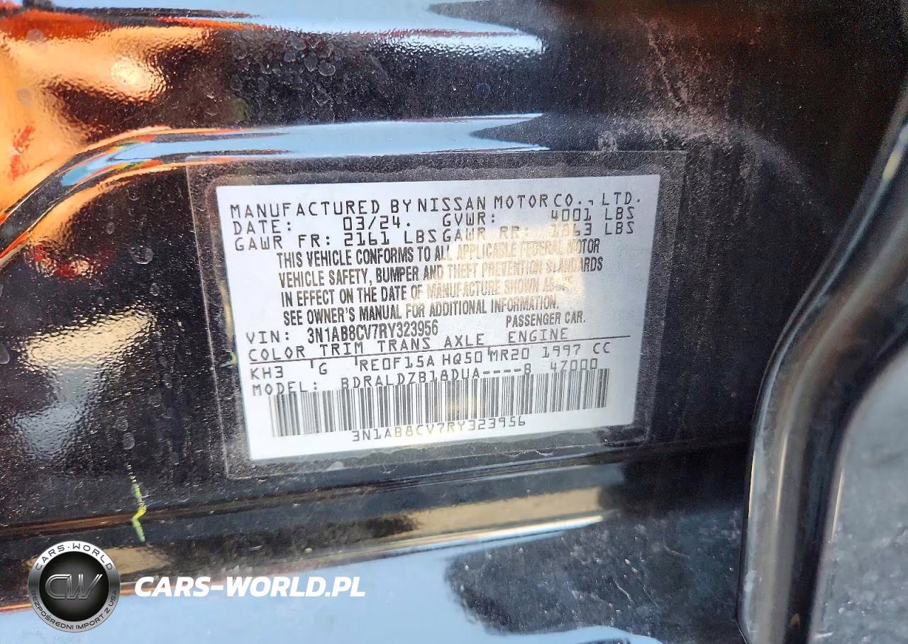 2024 Nissan Sentra Sv VIN:3N1AB8CV7RY323956 - 12
