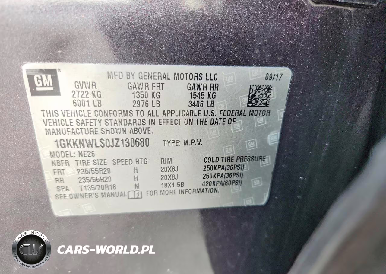 2018 GMC Acadia Slt-2 VIN:1GKKNWLS0JZ130680 - 13