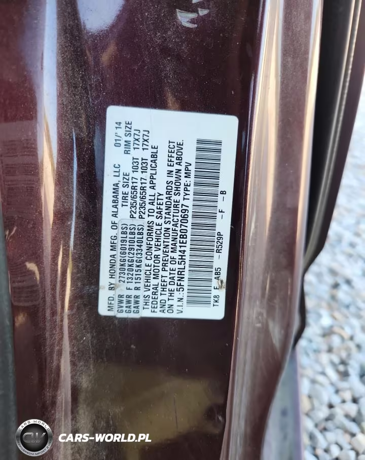 2014 Honda Odyssey Ex VIN:5FNRL5H41EB070697 - 13