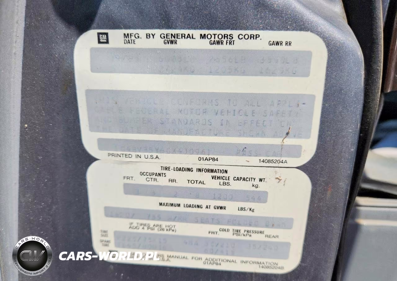 1986 Buick Electra Estate VIN:1G4BV35Y6GX400961 - 12