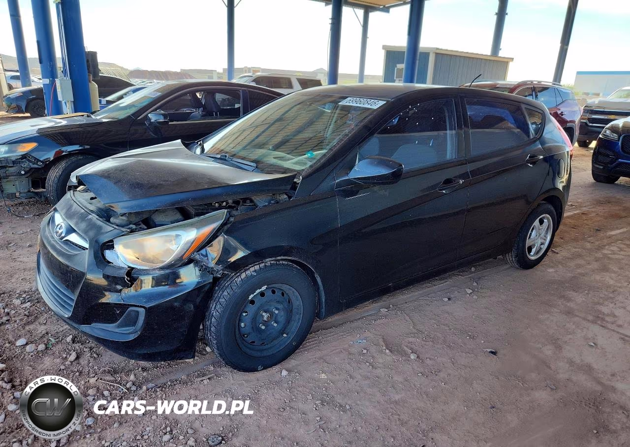 2013 Hyundai Accent Gs VIN:KMHCT5AE5DU097895 - 1