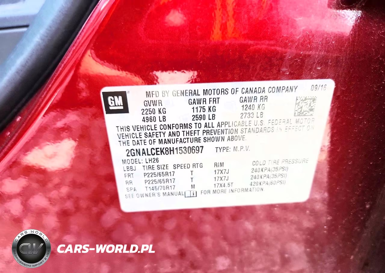 2017 Chevrolet Equinox Lt VIN:2GNALCEK8H1530697 - 13