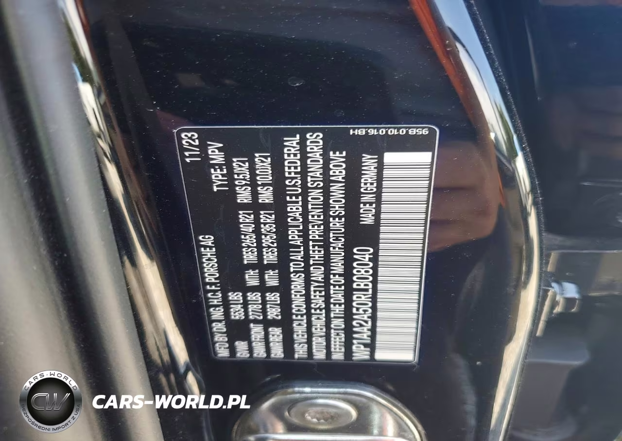 2024 Porsche Macan Base VIN:WP1AA2A50RLB08040 - 13