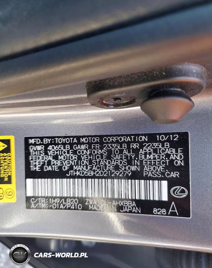 2013 Lexus Ct 200 VIN:JTHKD5BH2D2129279 - 12