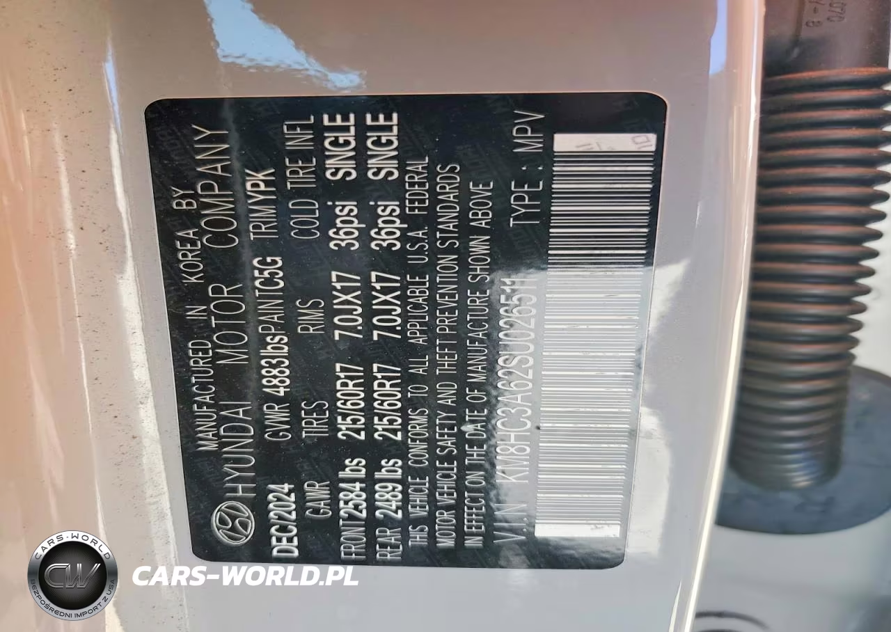 2025 Hyundai Kona Sel VIN:KM8HC3A62SU026511 - 12