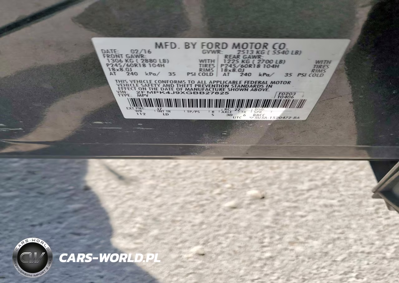 2016 Ford Edge Sel VIN:2FMPK4J9XGBB27825 - 13
