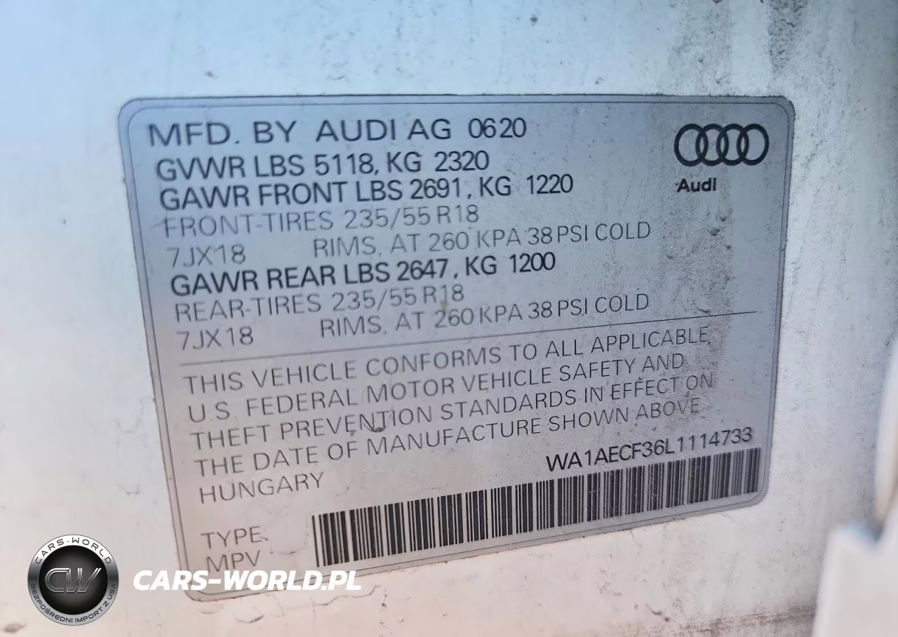 2020 Audi Q3 Premium VIN:WA1AECF36L1114733 - 13