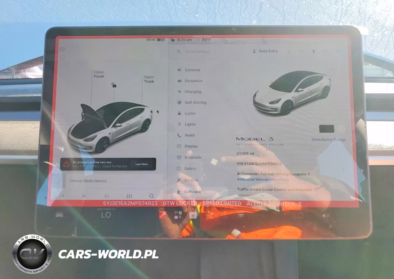 2021 Tesla Model 3 VIN:5YJ3E1EA2MF074923 - 9