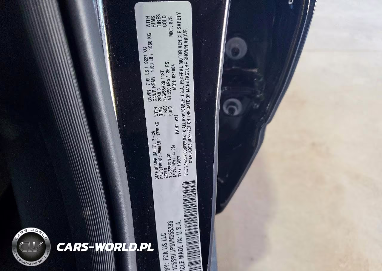 2027 Ram 1500 Laramie VIN:1C6SRFJP8VN565398 - 12