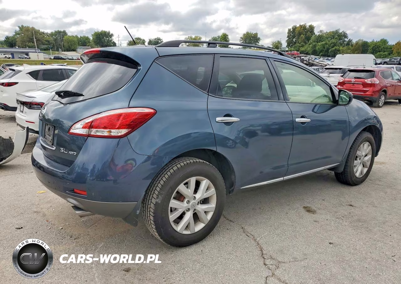 2014 Nissan Murano Sl VIN:JN8AZ1MW2EW512284 - 3