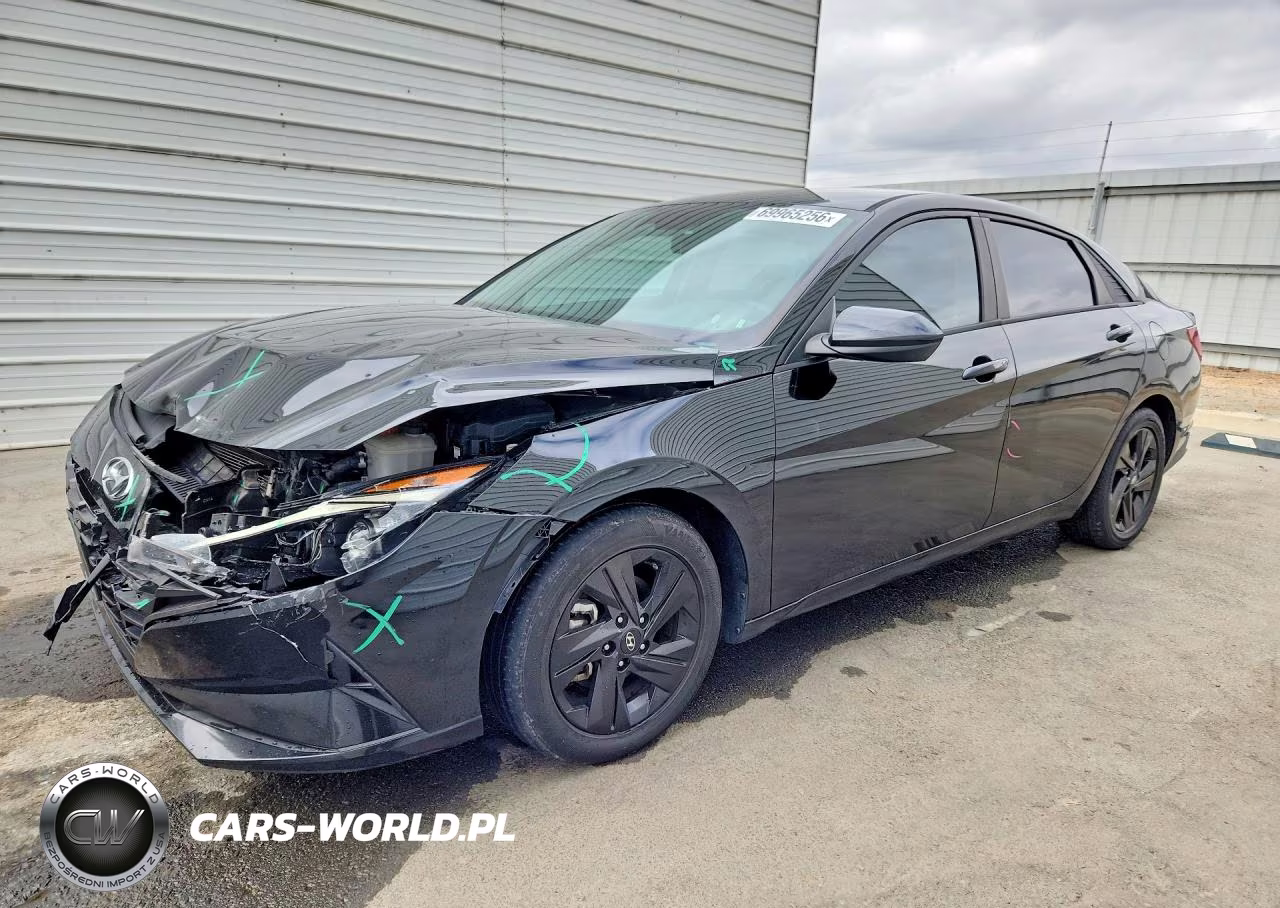 2021 Hyundai Elantra Blue
