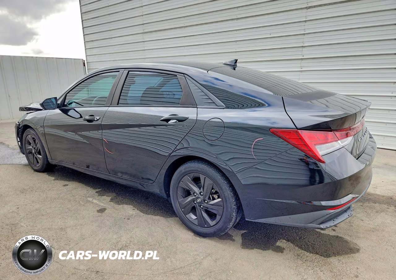 2021 Hyundai Elantra Blue VIN:KMHLM4AJXMU006284 - 2