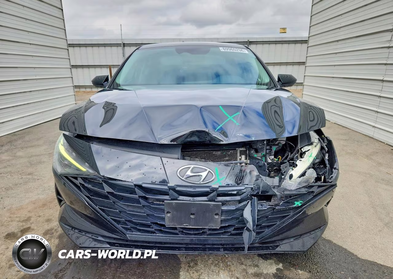 2021 Hyundai Elantra Blue VIN:KMHLM4AJXMU006284 - 5